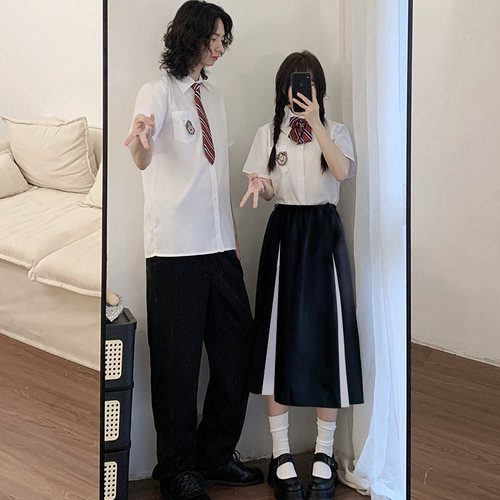 初中生班服古风高三毕业照舞台大合唱演出服JK日系学院风男女套装