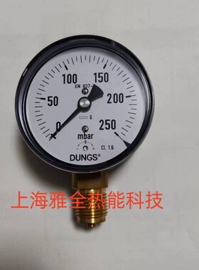 DUNGS冬斯燃气压力表原装0-100/0-400/0-600mbar压力表压力按钮阀