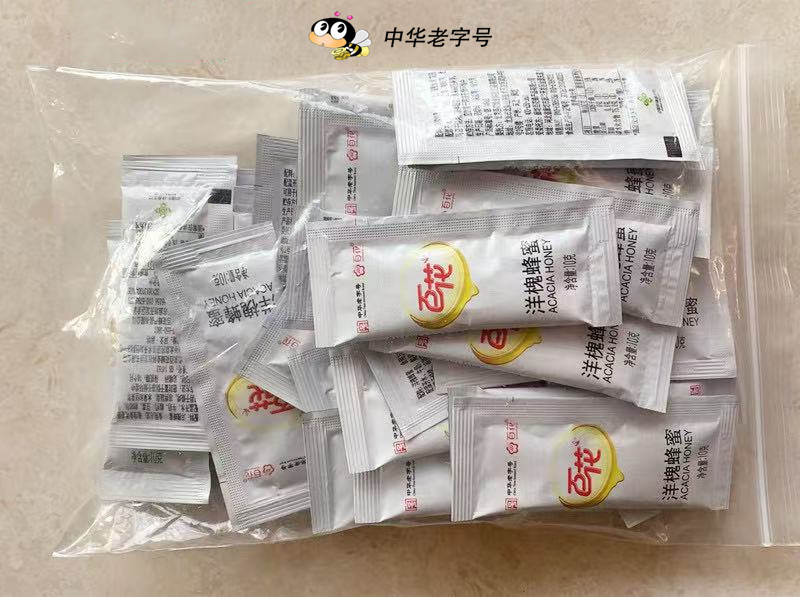 老字号百花牌洋槐蜜小袋便携32小袋*10克纯正天然小包装槐花蜂蜜