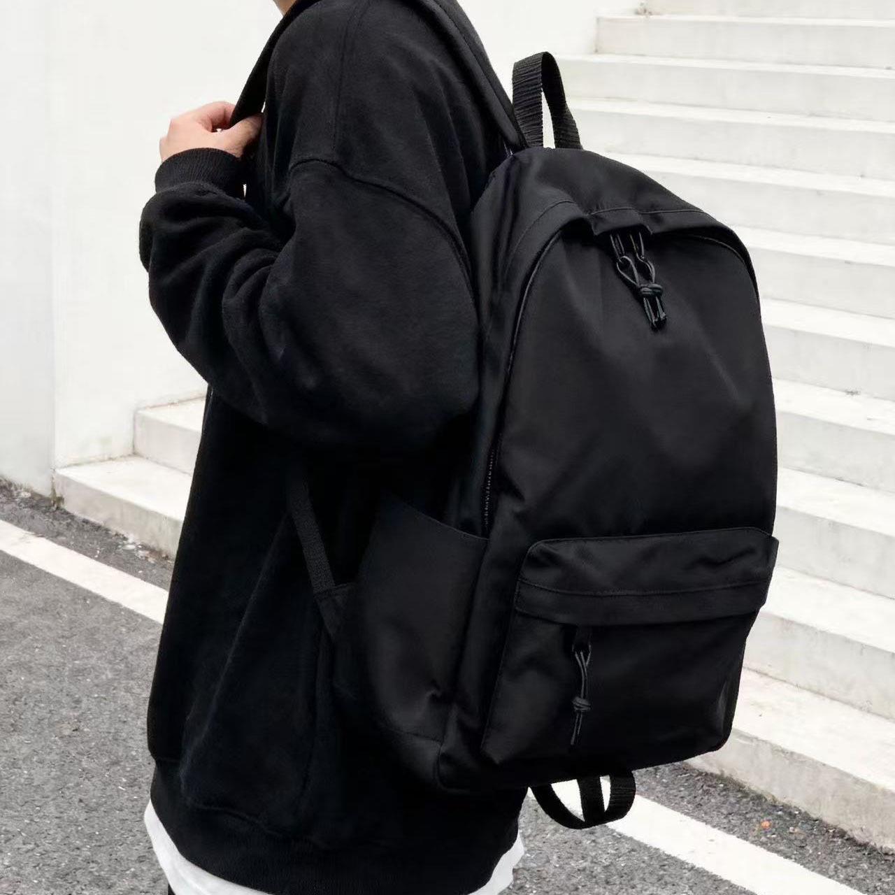 跨境中学生书包男士时尚潮流初中生学院风高中生背包日系双肩包女