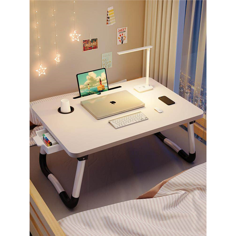 可折叠床上小桌子学习书桌笔记本电脑桌支架懒人卧室飘窗桌坑几大
