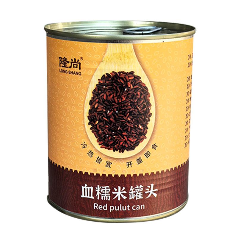 隆尚血糯米罐头即食免煮紫米黑米