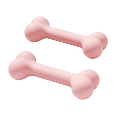 yottoy哑铃磨砂浸塑包胶舒适