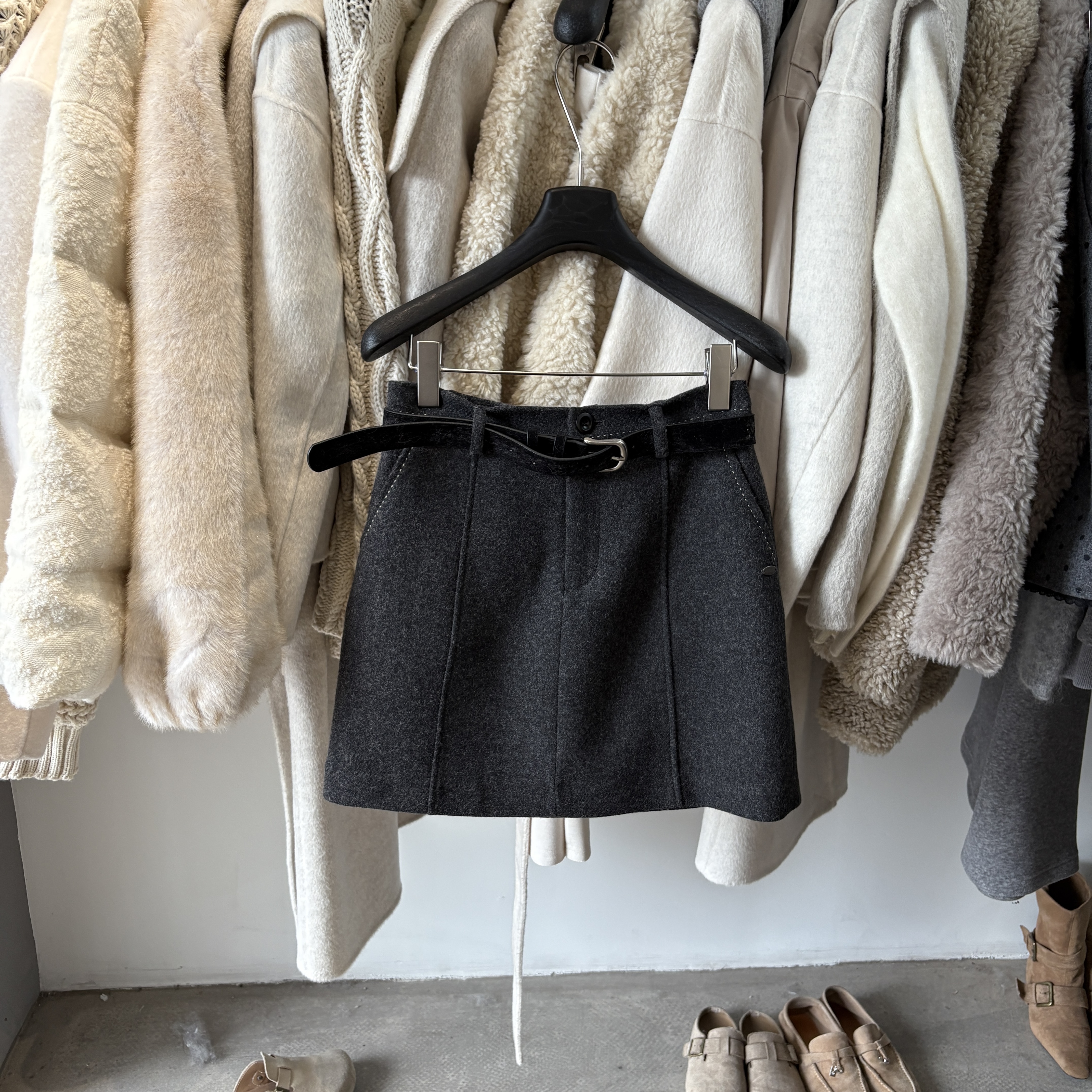 欧洲站2025冬季新款时尚半身裙