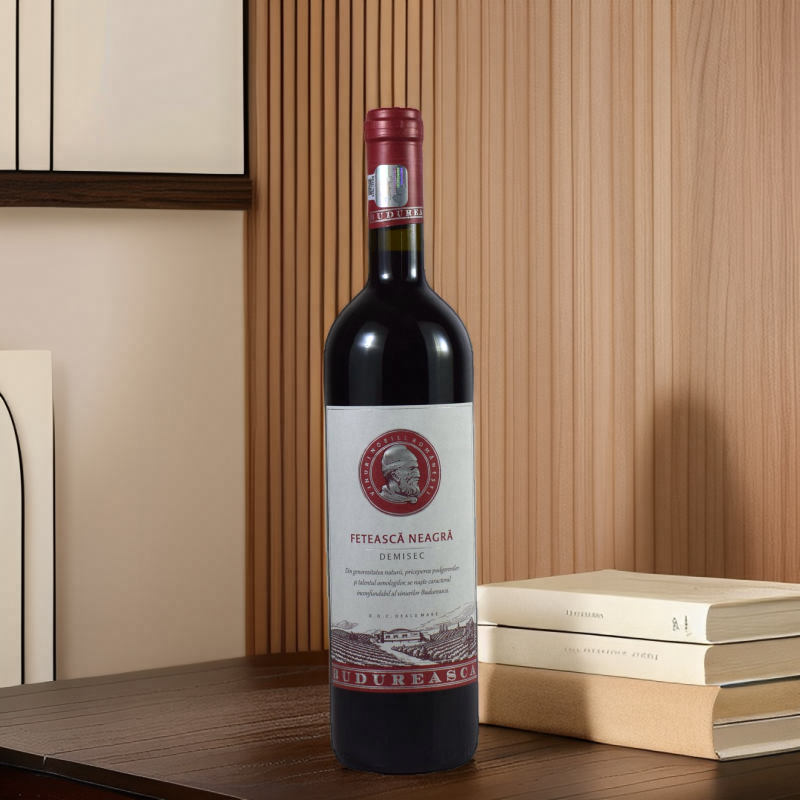 Budureasca布督瑞斯卡黑金标黑姑娘红葡萄酒罗马尼亚进口17年葡萄