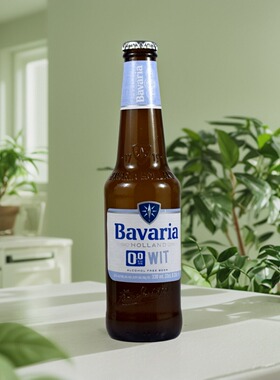 24瓶  bavaria 0.0%宝华利无醇麦芽汁原味啤酒 无酒精零度啤酒
