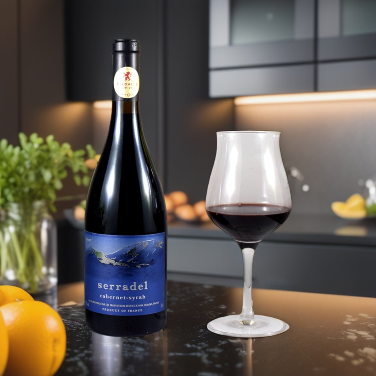法国罗纳河谷Serradel 塞拉德6个月橡木桶精选干红葡萄酒IGP