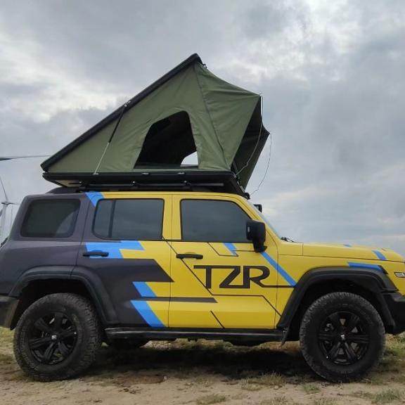 全自动液压可加装防暴雨车顶帐篷