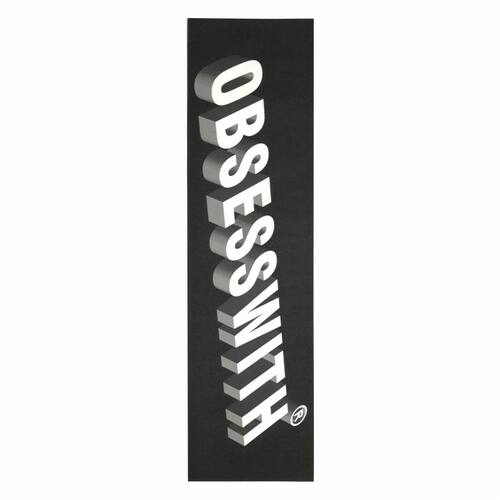 OBSESSWITH 3D LOGO款 黑色专业滑板砂纸