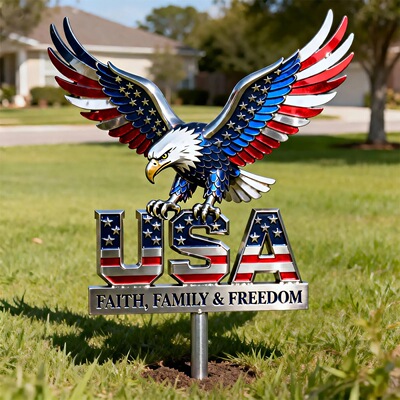 跨境American Eagle Metal Sign美国鹰金属标牌