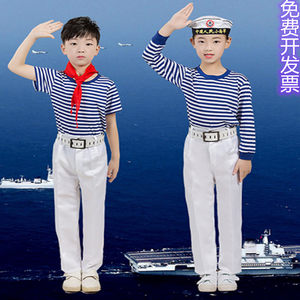 小海军演出服红星闪闪儿童合唱服