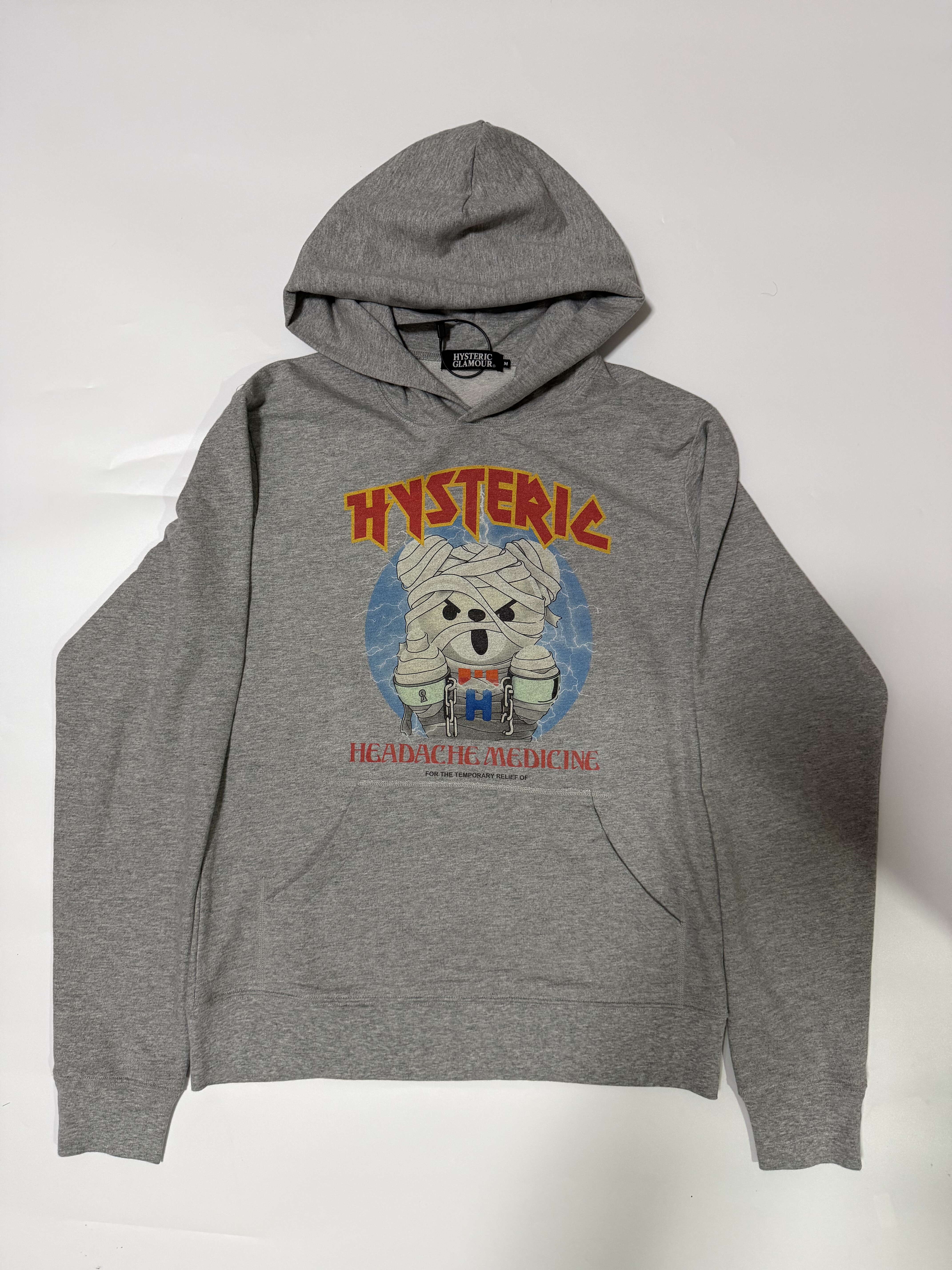 thumbnail for [BEST] BDSS independent hysteric glamour style bear gray hooded sweatshirt