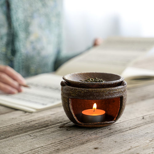 备前烧日本直采进口茶香炉香薰炉