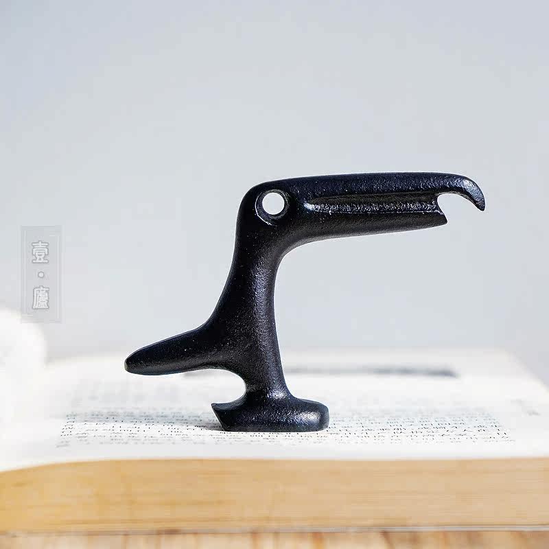 Raven Japanese imports Nambu ironware cast iron Decoration Bottle opener Man Room Wen Zhen Paperweights Paperweight giftin the Home accessories , Decoration  category - from Buy2taobao.com to provide professional Taobao agent buy service