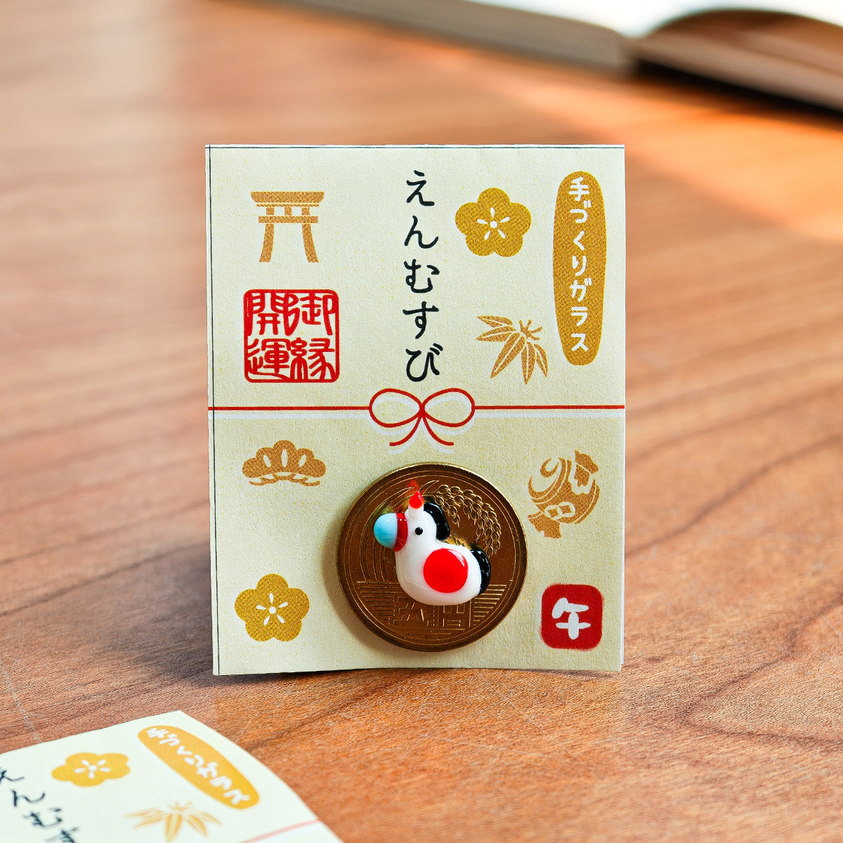 开运御缘 日本进口十二生肖本命年护身符招福多金钱包摆件送礼物