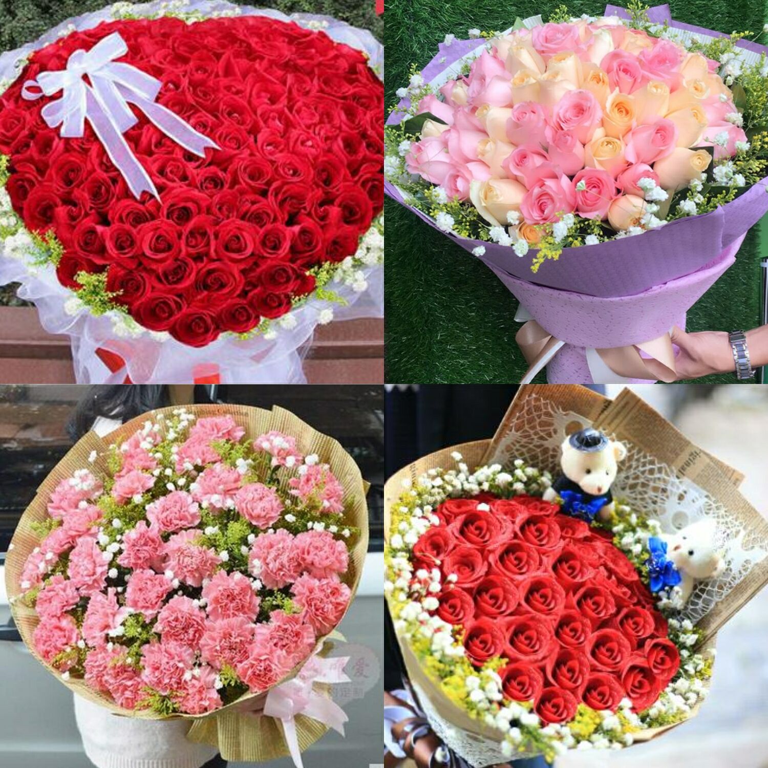 鲜花速递同城配送贵阳市六盘水市遵义安顺铜仁兴义凯里毕节都匀市