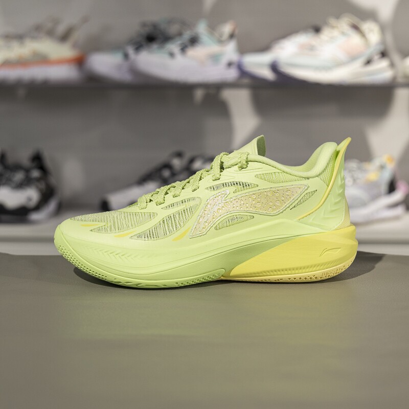 李宁童鞋实战篮球鞋2025新款男大童音速12缓震回弹运动鞋YKBV118