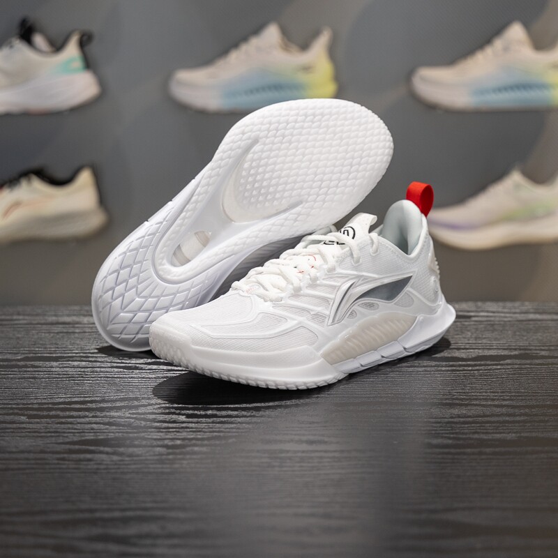 李宁闪击12 低帮篮球鞋2026年夏季透气减震防滑实战篮球鞋ABAW035