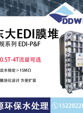 东大EDI膜模块连续电除盐模块超纯水制取EDI-PF-HP化工业生产提取