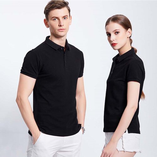 夏季丝光纯色工作服印字广告衫