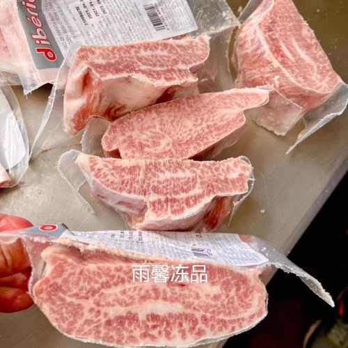 伊比利亚黑猪下颚肉心西班牙猪颈肉整包橡木果散养雪花烤肉