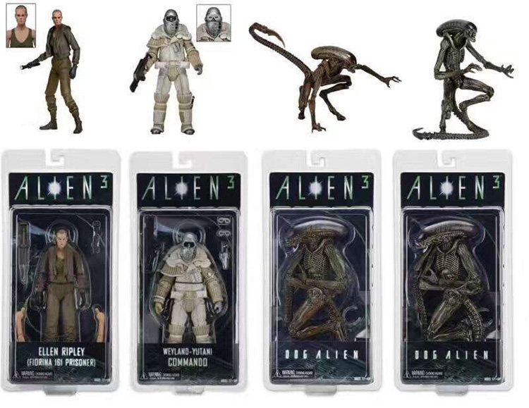 【孩仕宝】玩具模型 neca 异形 第8波 异形狗 女主角 契约 aliens