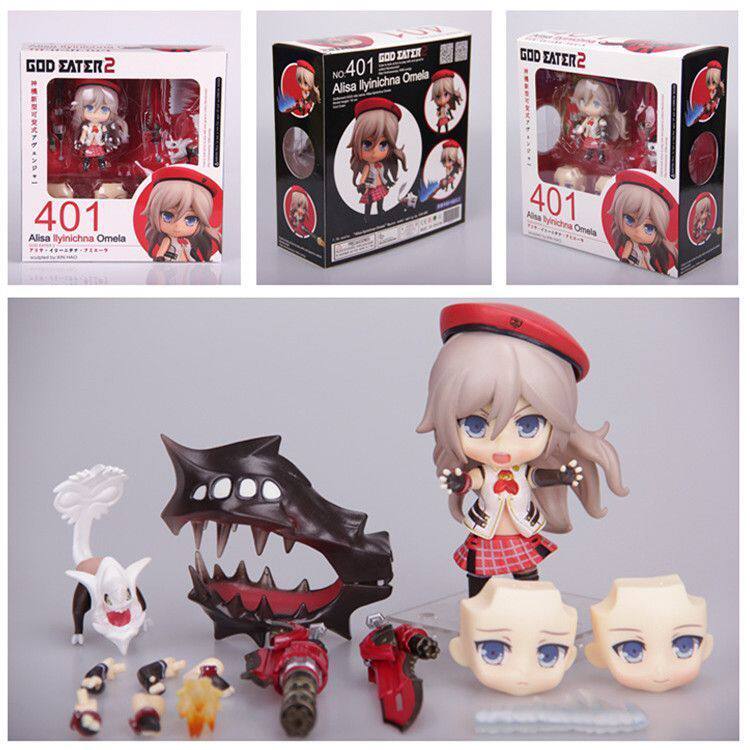 【孩仕宝】玩具模型 gsc粘土人 401 噬神者2 爱丽莎 艾莉莎 alisa