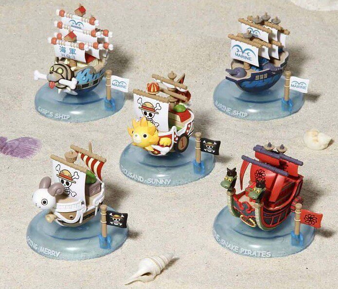 【孩仕宝】玩具模型 海贼王 megahouse 海贼船 梅丽号 军舰 盒蛋