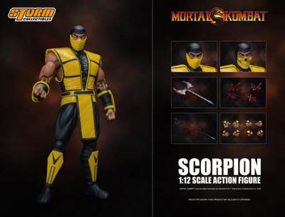 【孩仕宝】玩具模型 Storm Toys 真人快打 Scorpion 蝎子 1/12