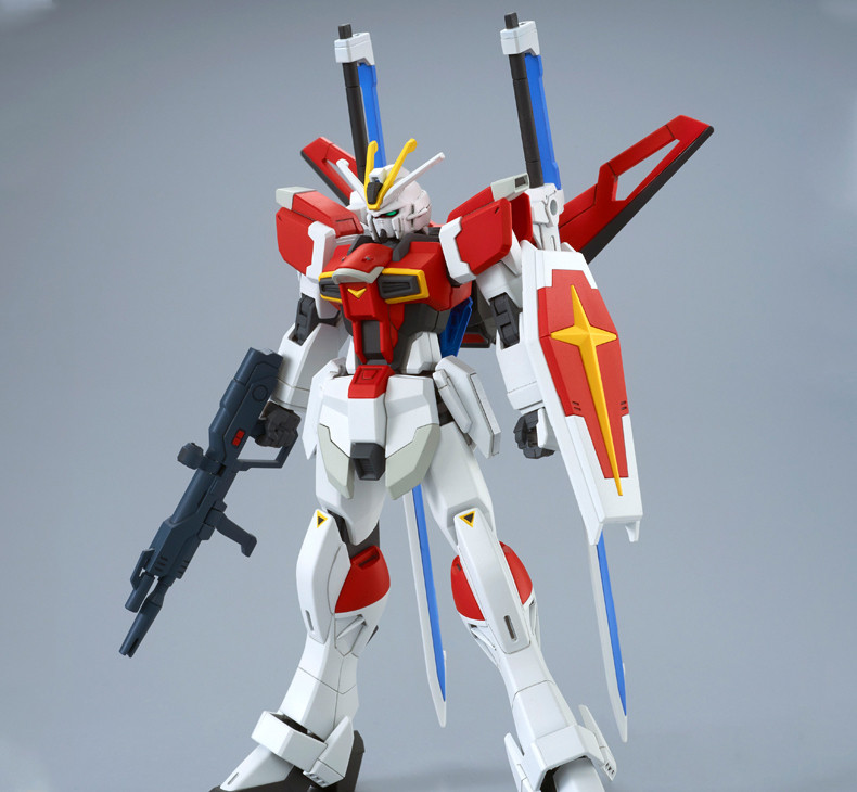 【孩仕宝】玩具模型 敢达 hg seed 巨剑剑装脉冲高达 pb限定万代