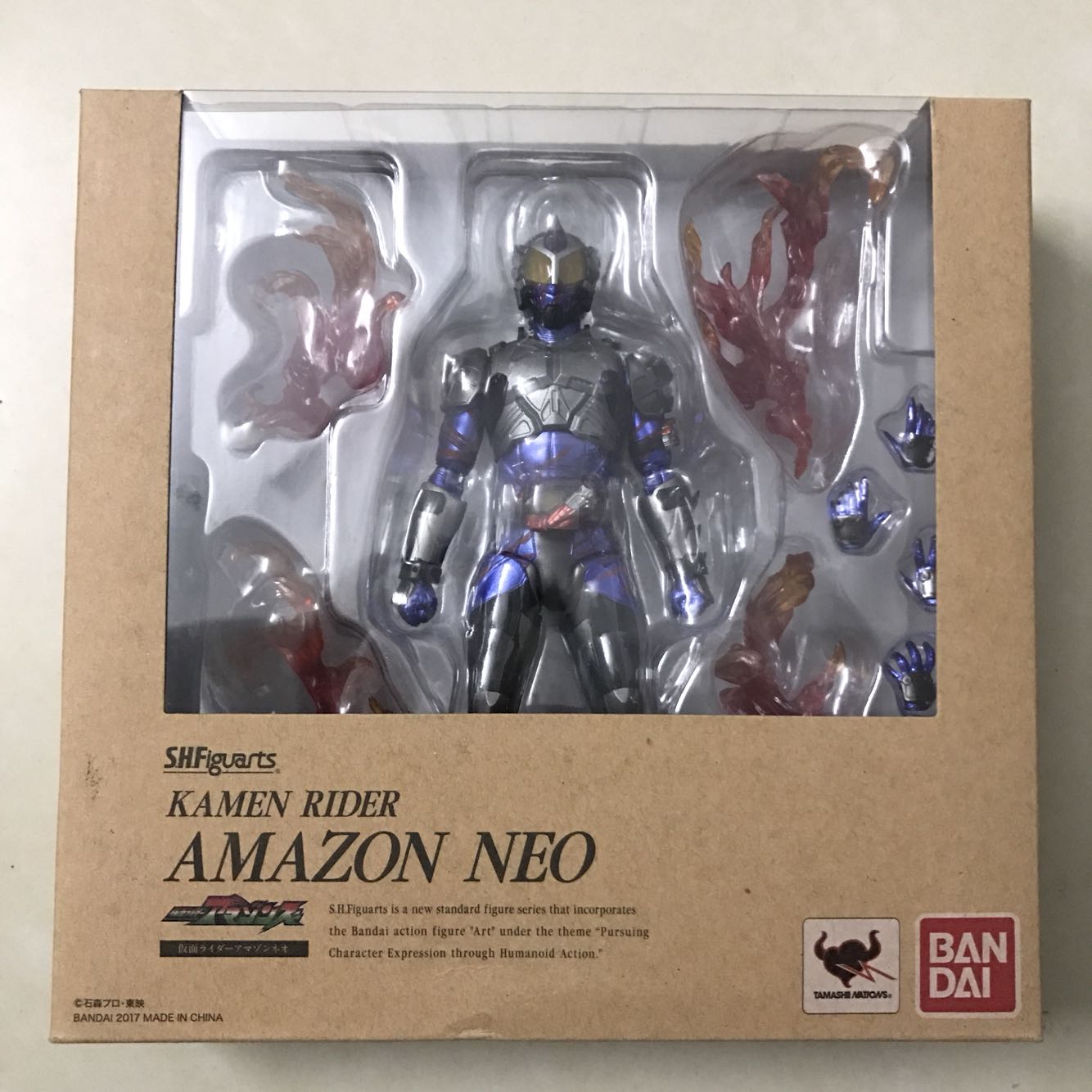 【孩仕宝】玩具模型 假面骑士亚马逊 shf neo 里奥千翼 特效版