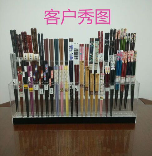 高档亚克力筷子展示架 合金筷子展架 不锈钢筷子货架展会店铺专用