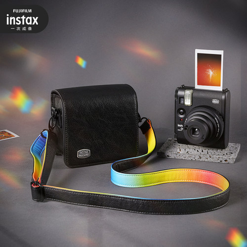 Fujifilm/富士instax一次成像正品 拍立得mini99相机包皮革包mini90/mini12/mini40/se/打印机通用