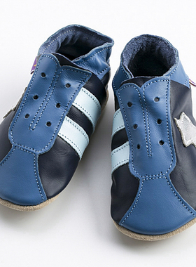 英国原装进口Starchild牛皮童鞋婴幼儿学步鞋软底鞋 复古风0-2岁