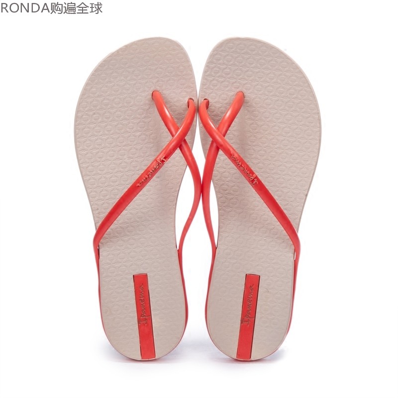 巴西女士时尚平底外穿拖鞋