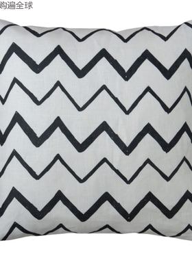 法国进口EDITO 亚麻棉时尚方形简约抱枕沙发床上靠枕靠垫 45x45cm