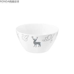 Weiden驯鹿森林欧式 德国Seltmann 餐具陶瓷碗面碗汤碗大饭碗15cm