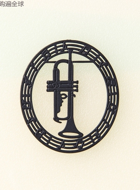 日本进口 Petit Clip创意不锈钢小号金属书夹书签 10枚1包装 黑色