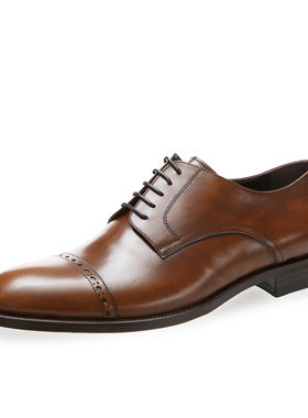 意大利原装进口germano bellesi头层牛皮商务皮鞋尖头皮鞋781