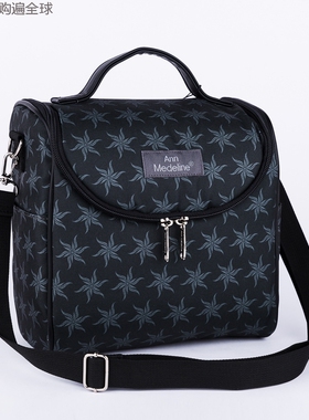 韩国Ann Medeline保温保凉带饭午餐包妈妈包手提饭盒包黑色星星