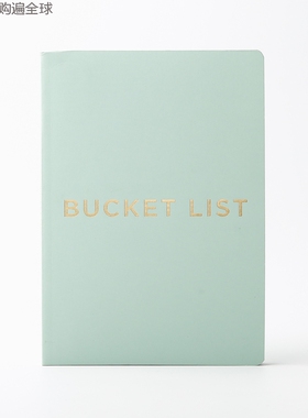 澳大利亚进口 mi goals 本土设计笔记本记事本子计划本 淡蓝/金