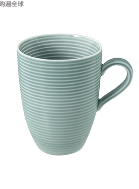 德国seltmann Weiden水纹系列蓝色陶瓷杯子简约水杯马克杯 350ml