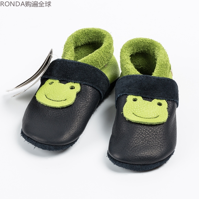 德国植物软皮婴儿学步鞋