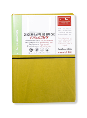 意大利进口CIAK人造皮革点点商务办公笔记本子记事本A5/64K 绿色