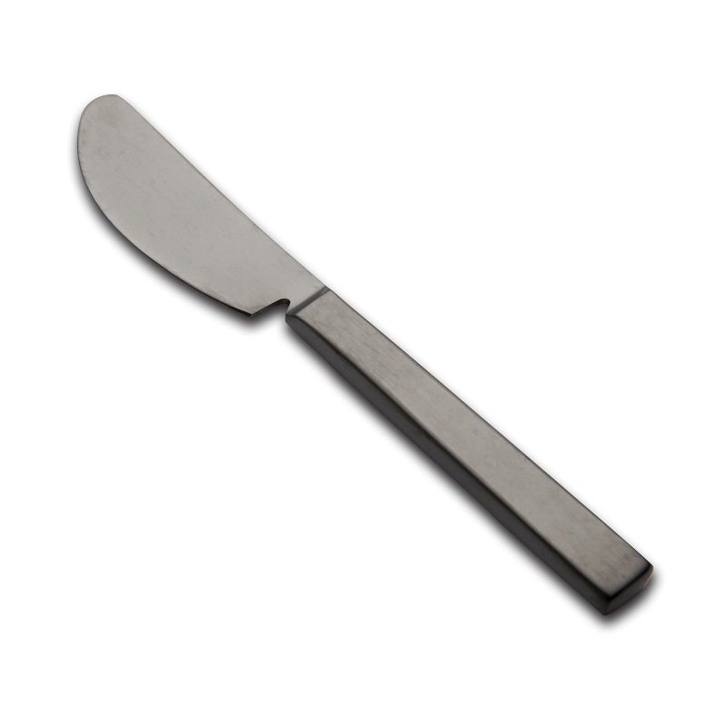 丹麦原装进口OLE PALSBY DESIGN 不锈钢黑钛涂层儿童餐刀 176mm