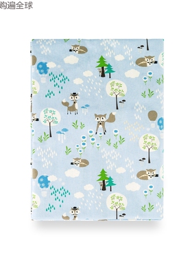 丹麦进口NORGAARD MADSENS EFTF婴儿宝宝纯棉 床单枕套套装 蓝色