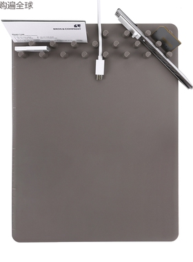 韩国进口pallo POKEY系列创意多功能TPU鼠标垫 商务办公用品 棕色