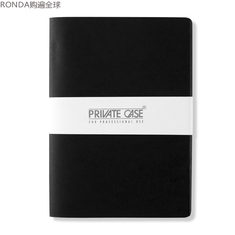 芬兰进口 PRIVATE CASE 橡皮筋空白页笔记本记事本 替换纸芯 A5