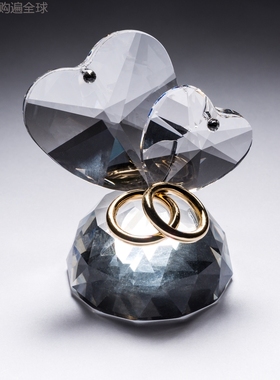 意大利水晶戒指情人节结婚礼物