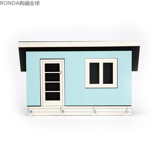 进口不锈钢装饰壁挂小屋钥匙挂钩